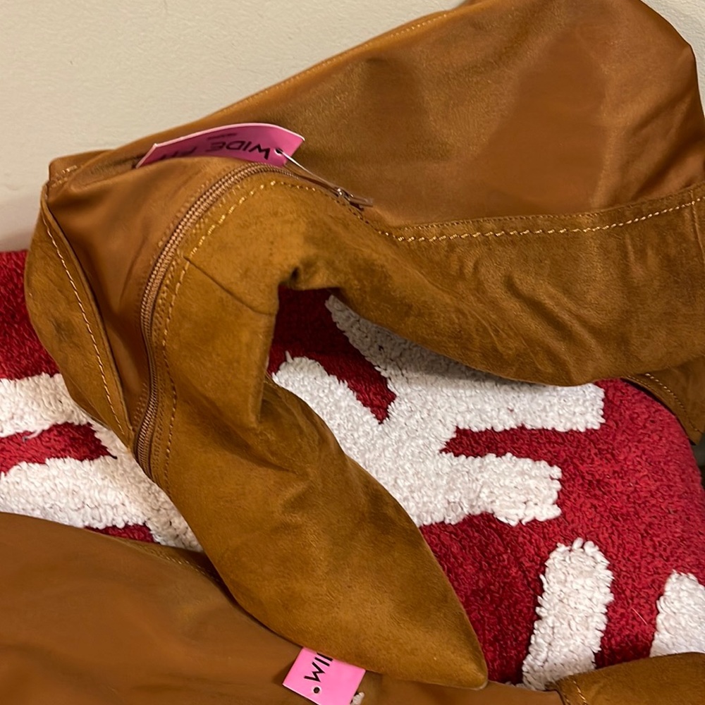 Forever 21 wide calf wide width boot